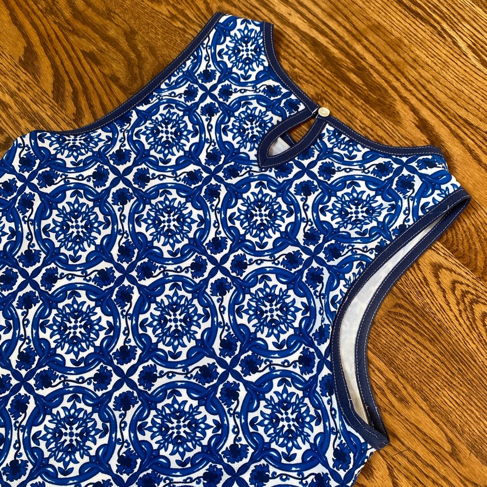 Blue Tank Dress - Picture 4 of 5